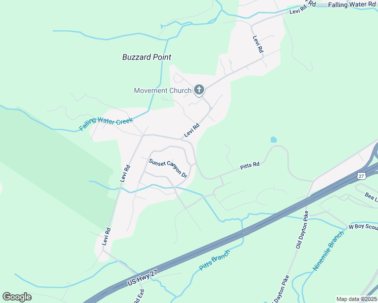 map of restaurants, bars, coffee shops, grocery stores, and more near 859 Deer Valley Drive in Falling Water