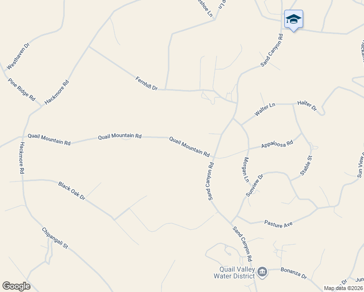 map of restaurants, bars, coffee shops, grocery stores, and more near 12256 Quail Mountain Road in Tehachapi