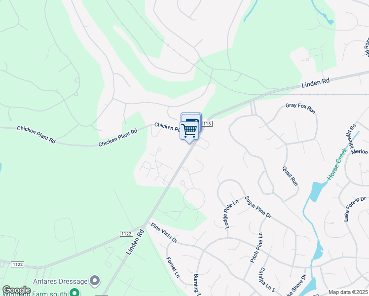 map of restaurants, bars, coffee shops, grocery stores, and more near 940 Linden Road in Pinehurst
