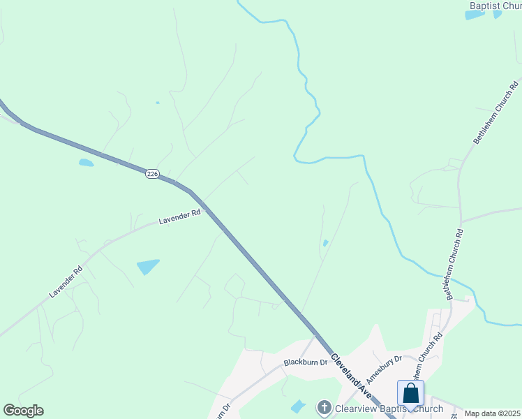 map of restaurants, bars, coffee shops, grocery stores, and more near 1050 Cleveland Avenue in Grover