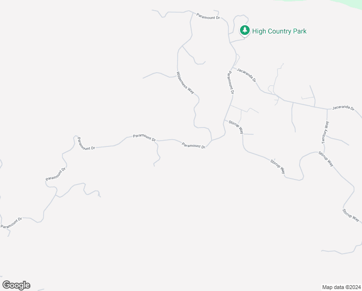 map of restaurants, bars, coffee shops, grocery stores, and more near 25400 Paramount Drive in Tehachapi