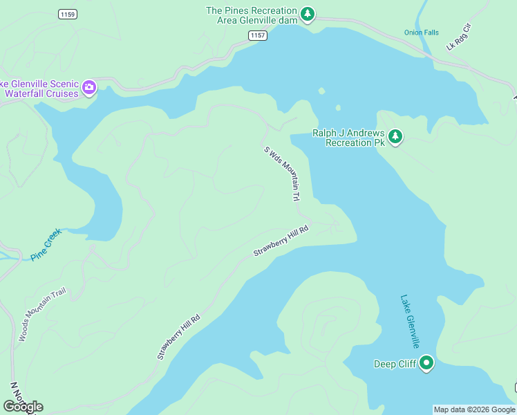 map of restaurants, bars, coffee shops, grocery stores, and more near 980 Shepherds Gap Road in Cullowhee