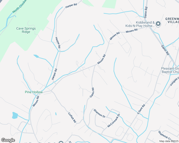 map of restaurants, bars, coffee shops, grocery stores, and more near 7448 Moses Road in Middle Valley