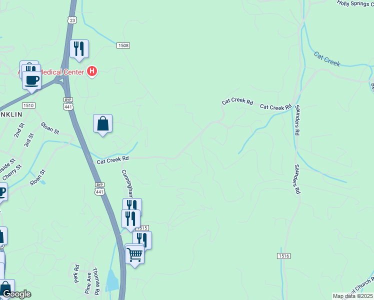 map of restaurants, bars, coffee shops, grocery stores, and more near 20 Bear Paw Hill Road in Franklin
