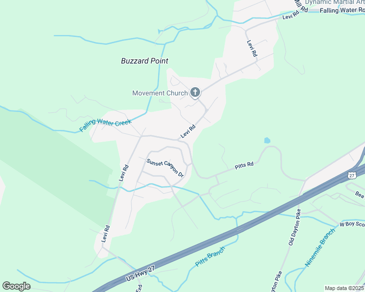 map of restaurants, bars, coffee shops, grocery stores, and more near 859 Deer Valley Drive in Falling Water
