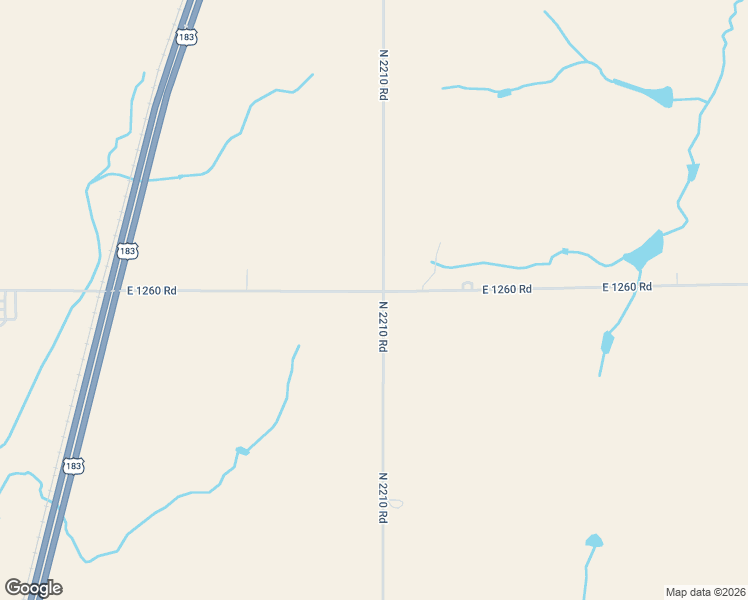 map of restaurants, bars, coffee shops, grocery stores, and more near N2210 Road in Rocky