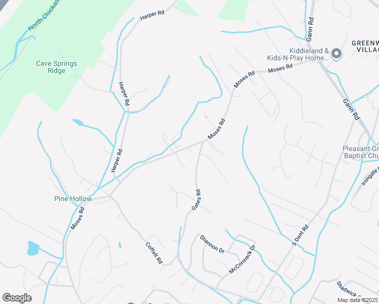 map of restaurants, bars, coffee shops, grocery stores, and more near 7448 Moses Road in Middle Valley
