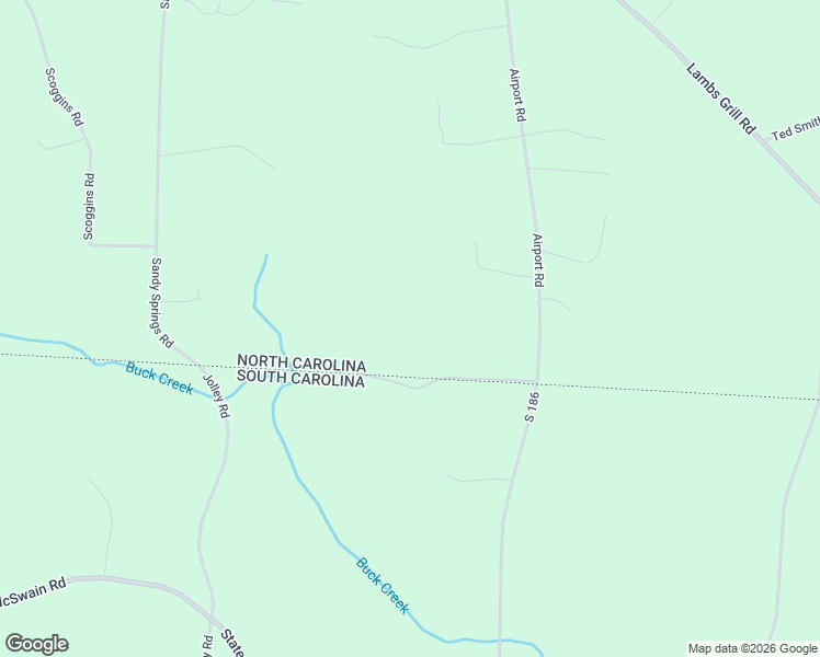 map of restaurants, bars, coffee shops, grocery stores, and more near 1550 Airport Road in Rutherfordton