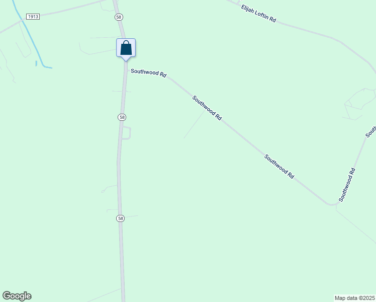map of restaurants, bars, coffee shops, grocery stores, and more near 1375 Sumrell Road in Kinston