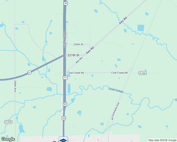 map of restaurants, bars, coffee shops, grocery stores, and more near 23037 233rd Avenue in Spiro