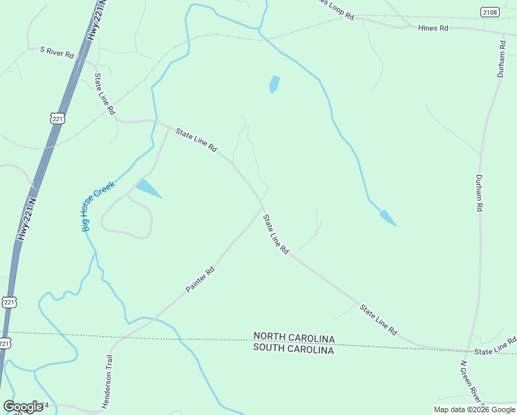 map of restaurants, bars, coffee shops, grocery stores, and more near 607 State Line Road in Mooresboro