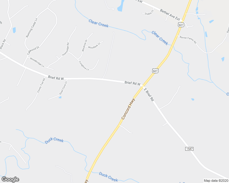 map of restaurants, bars, coffee shops, grocery stores, and more near 109 Brief Road West in Indian Trail