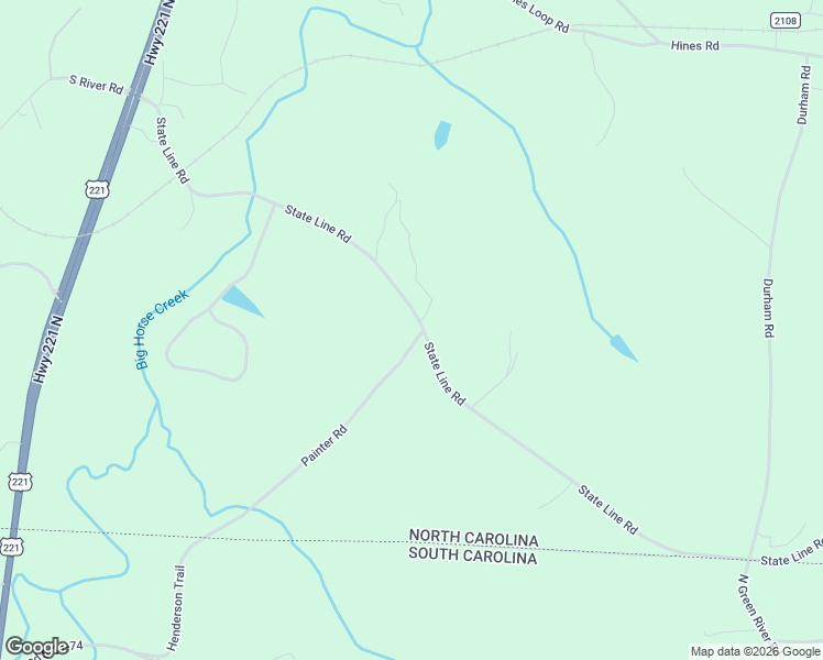map of restaurants, bars, coffee shops, grocery stores, and more near 607 State Line Road in Mooresboro