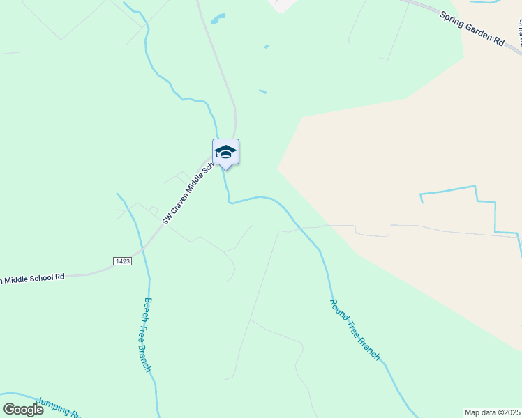 map of restaurants, bars, coffee shops, grocery stores, and more near 655 Southwest Craven Middle School Road in New Bern