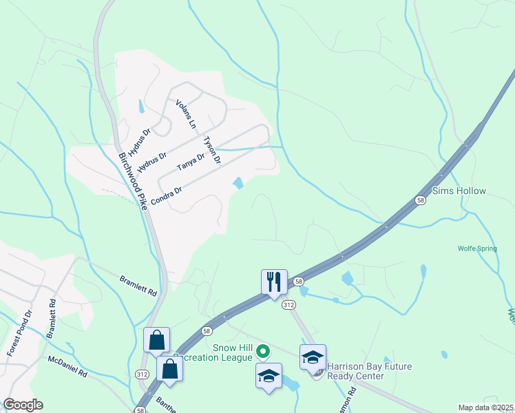 map of restaurants, bars, coffee shops, grocery stores, and more near 9215 Sir Charles Court in Harrison