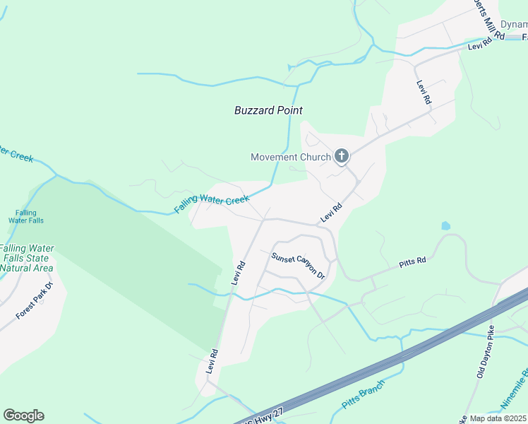 map of restaurants, bars, coffee shops, grocery stores, and more near 802 Ferry Road in Falling Water
