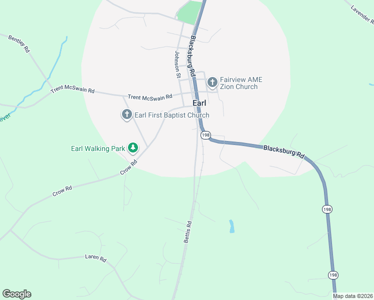 map of restaurants, bars, coffee shops, grocery stores, and more near 2822 Bettis Road in Grover