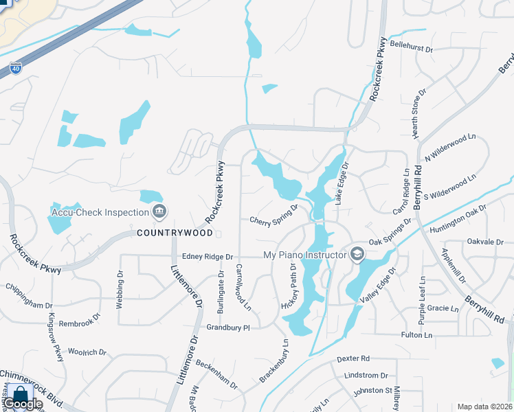 map of restaurants, bars, coffee shops, grocery stores, and more near 2369 Cherry Spring Cove in Memphis
