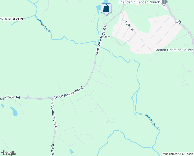 map of restaurants, bars, coffee shops, grocery stores, and more near 123 Eller Road in Gastonia