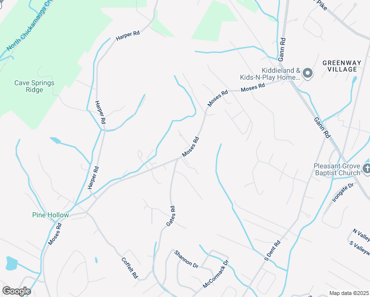 map of restaurants, bars, coffee shops, grocery stores, and more near 1244 Kenzie Lane in Middle Valley