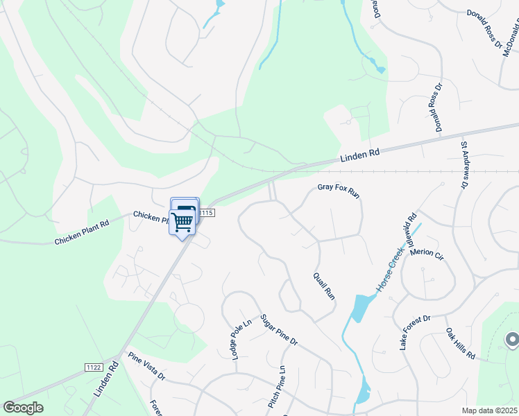 map of restaurants, bars, coffee shops, grocery stores, and more near 35 Quail Run in Pinehurst