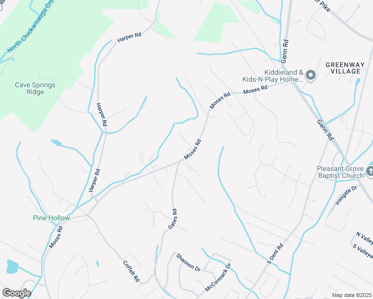 map of restaurants, bars, coffee shops, grocery stores, and more near 1244 Kenzie Lane in Middle Valley