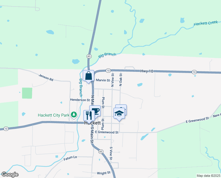 417 North Vine Street, Hackett AR Walk Score