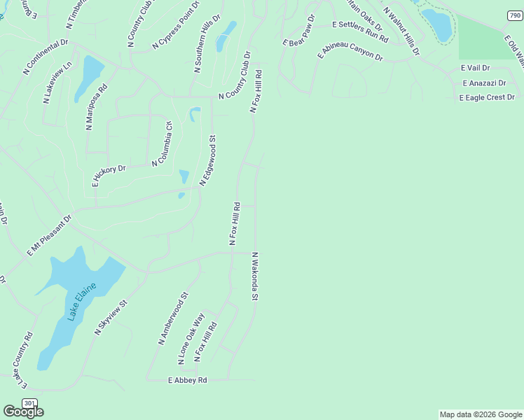 map of restaurants, bars, coffee shops, grocery stores, and more near 1500 North Wakonda Street in Flagstaff
