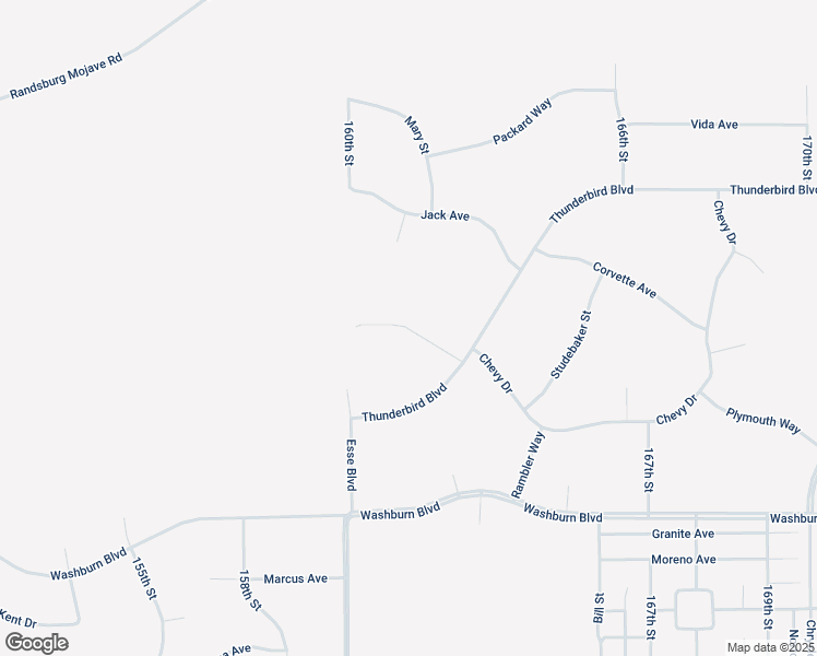 map of restaurants, bars, coffee shops, grocery stores, and more near Mercury Drive in California City