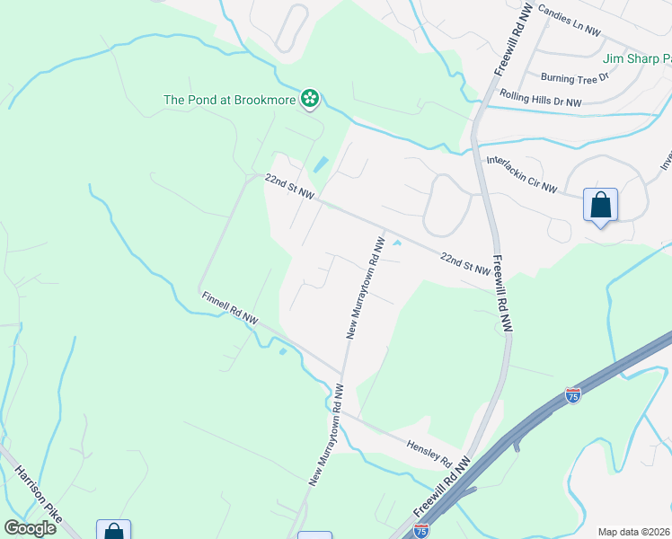 map of restaurants, bars, coffee shops, grocery stores, and more near 2895 22nd Street Northwest in Cleveland