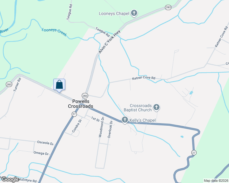 map of restaurants, bars, coffee shops, grocery stores, and more near 430 Ketner Cove Road in Whitwell