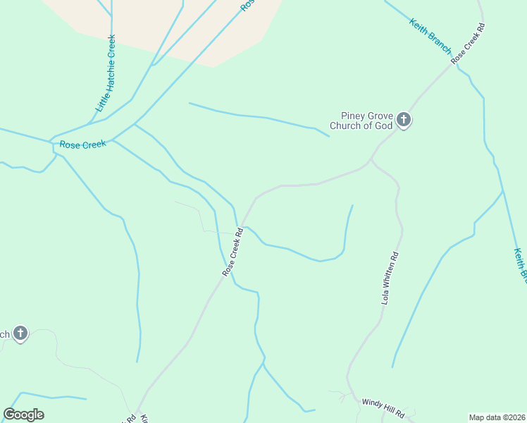 map of restaurants, bars, coffee shops, grocery stores, and more near 1483 Rose Creek Road in Selmer