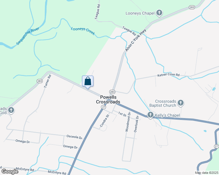 map of restaurants, bars, coffee shops, grocery stores, and more near 209 Alvin C York Highway in Whitwell