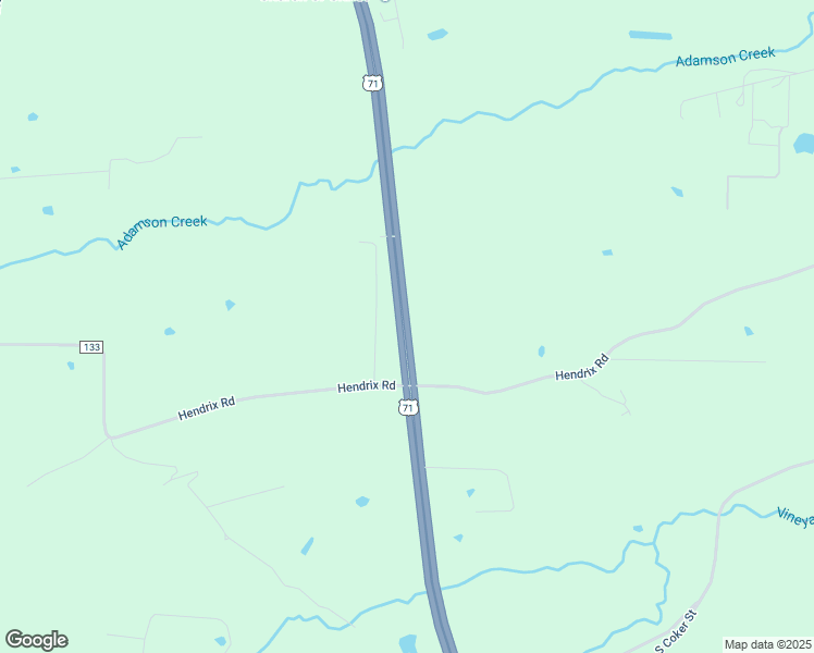 map of restaurants, bars, coffee shops, grocery stores, and more near U.S. 71 in Greenwood