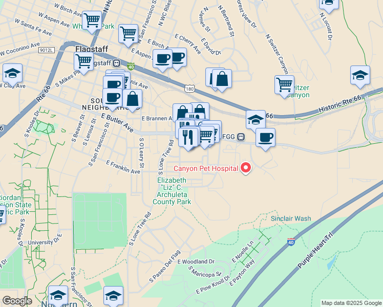 601 Piccadilly Drive, Flagstaff AZ Walk Score
