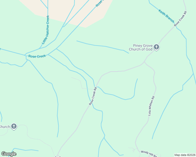 map of restaurants, bars, coffee shops, grocery stores, and more near 1483 Rose Creek Road in Selmer