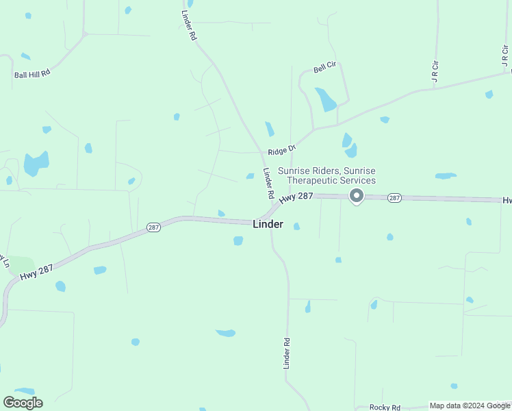 map of restaurants, bars, coffee shops, grocery stores, and more near 327 State Highway 287 in Greenbrier