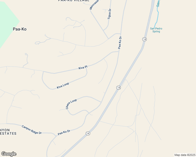 map of restaurants, bars, coffee shops, grocery stores, and more near 24 Kiva Court in Sandia Park