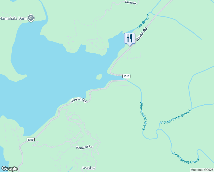 map of restaurants, bars, coffee shops, grocery stores, and more near 45-71 Mount Mariah Road in Topton