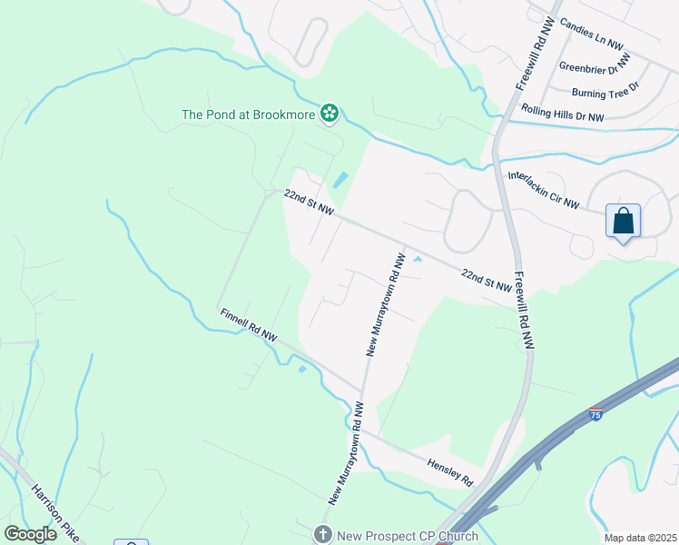 map of restaurants, bars, coffee shops, grocery stores, and more near 167 Northwest Woodberry Drive in Cleveland