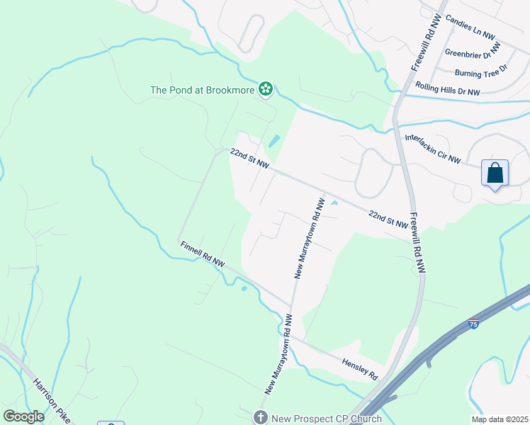 map of restaurants, bars, coffee shops, grocery stores, and more near 167 Northwest Woodberry Drive in Cleveland