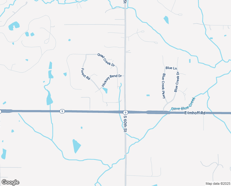 map of restaurants, bars, coffee shops, grocery stores, and more near 1606 Quail Creek Circle in Norman