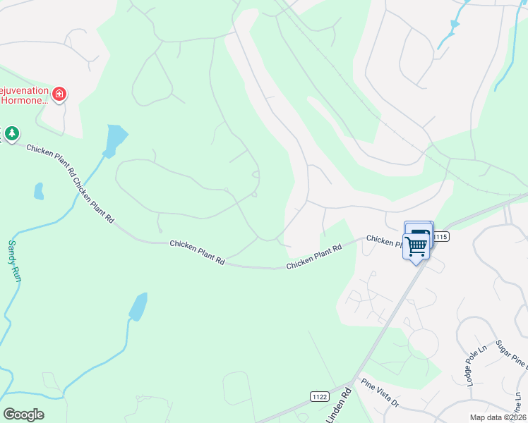 map of restaurants, bars, coffee shops, grocery stores, and more near 50 Pomeroy Drive in Pinehurst