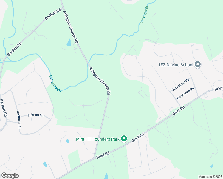 map of restaurants, bars, coffee shops, grocery stores, and more near 8416 Arlington Church Road in Charlotte