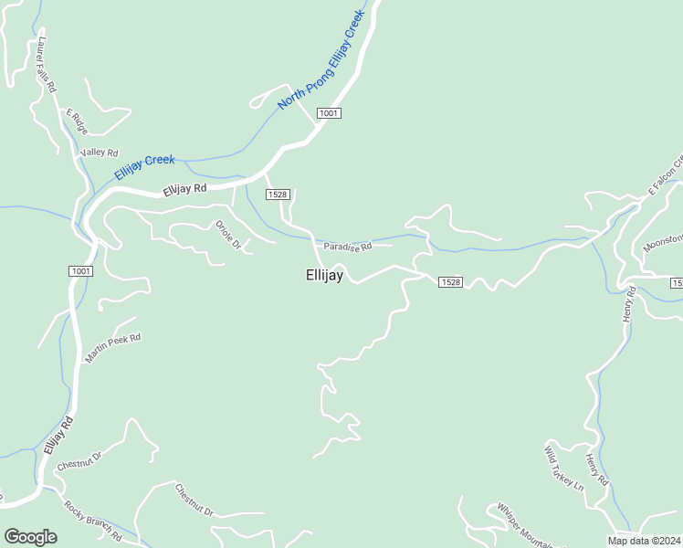 map of restaurants, bars, coffee shops, grocery stores, and more near 451 Little Ellijay Road in Franklin