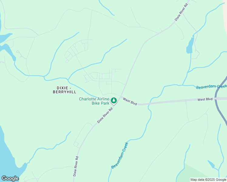 map of restaurants, bars, coffee shops, grocery stores, and more near 8300 Dixie River Rd in Charlotte