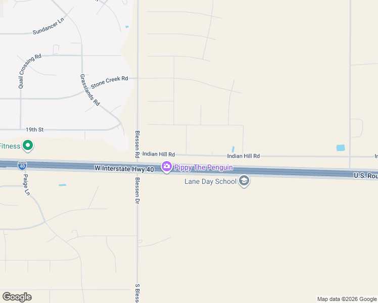 map of restaurants, bars, coffee shops, grocery stores, and more near 14751-16000 Indian Hill Rd in Amarillo