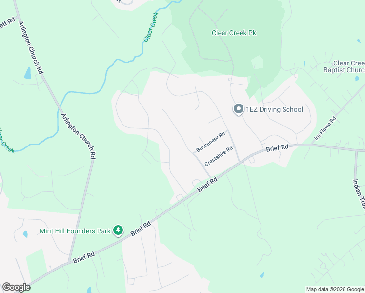 map of restaurants, bars, coffee shops, grocery stores, and more near 8513 Lochinvar Dr in Charlotte