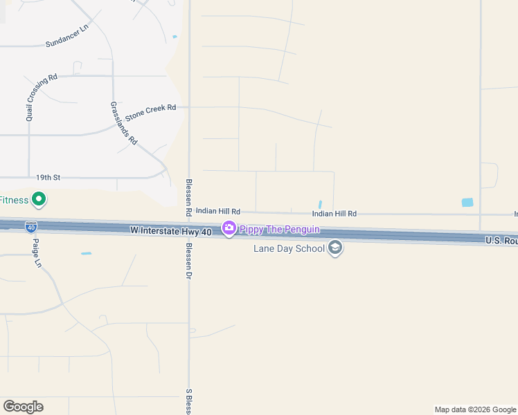 map of restaurants, bars, coffee shops, grocery stores, and more near 14751-16000 Indian Hill Rd in Amarillo