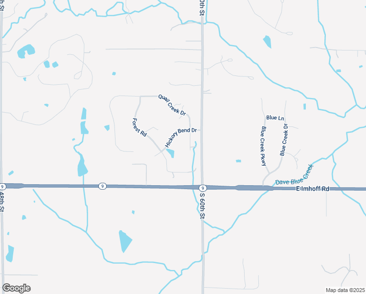map of restaurants, bars, coffee shops, grocery stores, and more near 1606 Quail Creek Circle in Norman